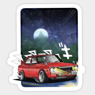 Datsun 510 Max Out Top Speed Sticker